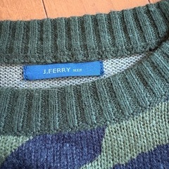 『J.FERRY』ジェイフェリー 迷彩 ニットの画像