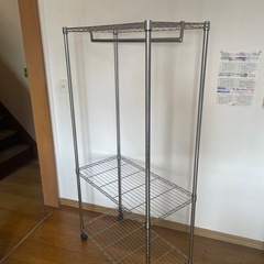 収納 スチールラック ハンガーラック