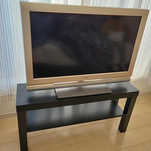 SONYテレビとIKEAのテレビ台