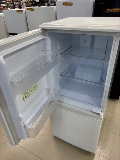 SHARP シャープノンフロン冷凍冷蔵庫 SJ-D14D-W 2018年製 SHARP 冷凍