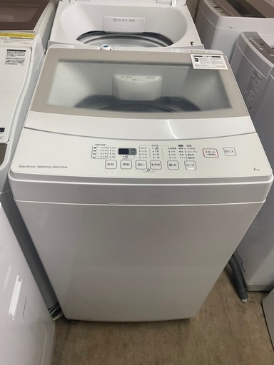 19年製　ニトリ　洗濯機　6k NTR60 ST