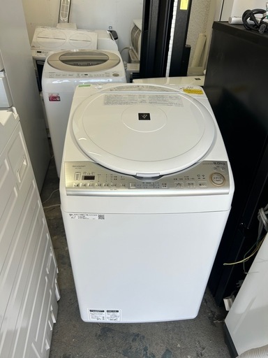 シャープ 8kg 全自動洗濯乾燥機 ES-TX8CKS 2019年製 SHARP