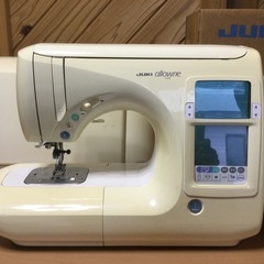 受け渡し完了しました　JUKI刺繍機EM-1とJUKI家庭用ミシン HZL-008(ジャンク品)の画像