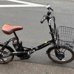 「値下げ 」 20型電動アシスト折りたたみ自転車外装6段 8ah...