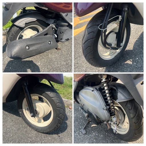 【福岡県筑後市にて引き取り限定】YAMAHA ヤマハJOG ジョグ SA55J 50cc原付 スクーター★現状車★ 低走行1072Km  バッテリー新品交換済み