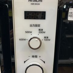 【FU2165】★TEレンジ ヒタチ HMR-BK220 2020 ※60Hz専用 キッチン 家電 堺市 深井 【ジャングルジャングル深井店】の画像