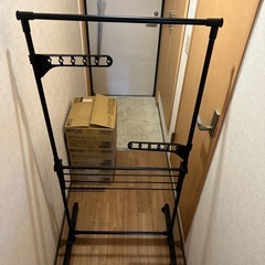 室内物干しの画像