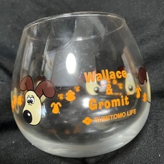 中古　ウォレスとグルミット グラス 非売品の画像