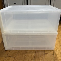 【取引終了】無印良品 衣装ケース 2個の画像
