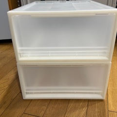【取引終了】無印良品 衣装ケース 2個の画像