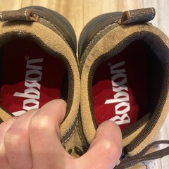 Bobson✨定番人気✨お洒落感up✨ベージュスニーカー✨の画像