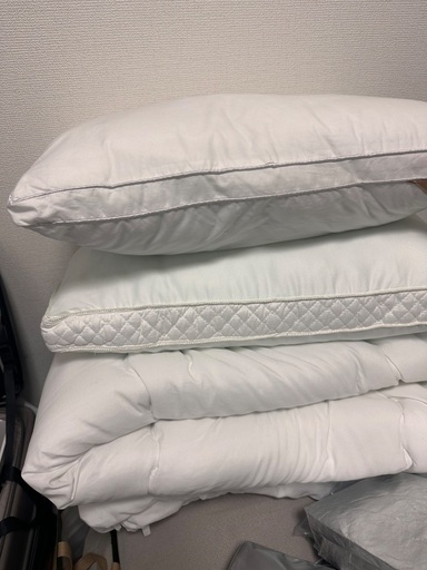 シングル掛け布団とホテル枕(2) セット