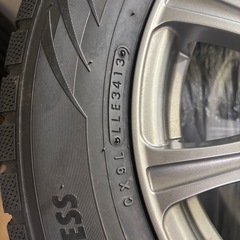 社外15インチタイヤホイール4本セットの画像