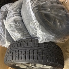 社外15インチタイヤホイール4本セットの画像