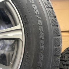 社外15インチタイヤホイール4本セットの画像