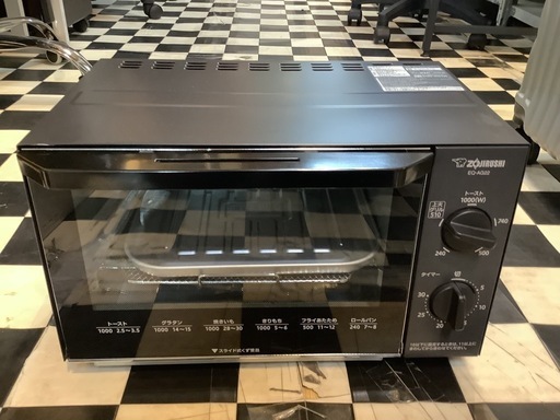 【リサイクルサービス八光】2020年製　象印　オーブントースター　EQ-AG22