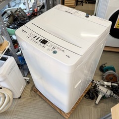 【超美品‼️】ハイセンス 2021年製 4.5kg全自動洗濯機 エディオンモデル おしゃれ着コース ホワイト♪の画像