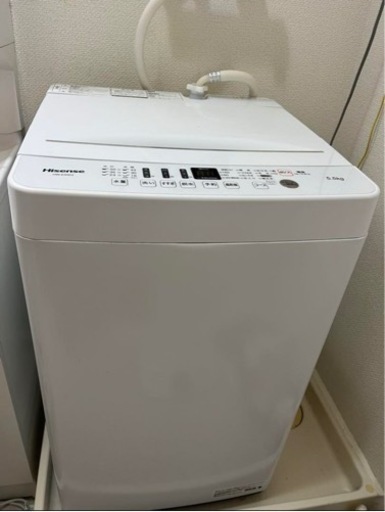 2020年製　5.5kg      洗濯機　3/28.29希望