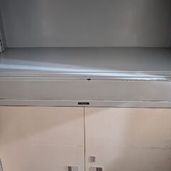書類キャビネット上下2段　W88H175D38の画像