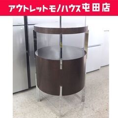 ラウンジテーブル サイドテーブル 直径60cm 花台 カウンター...