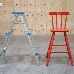 ≪zyt2025ジ限≫ IKEA/イケア キッズチェア/子ども用チェア AGAM/アーガム 赤/レッド ポーランド製 102.535.39(10253539) ハイチェア/こども/子供/幼児/ウィンザーチェア/レトロ/ポップ/中古家具/宮城県仙台市 70312-13の画像