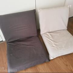 【決定】無印良品　座いす　大　洗いざらしの綿帆布