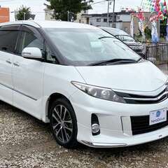 債務整理/自己破産/ブラック/パート/アルバイト/全国自社ローン/他社様ＮＧの方/スピード審査(在庫番号80014)トヨタ　エスティマ　2.4アエラス プレミアム エディション 4WD　自社ローン　リース　自社分割　優遇ローン　 LINEスピードローン　安心全国陸送納車 の画像