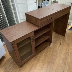 【未使用品】ノカリノ　デスクドレッサー　伸縮式　　ドレッサー　化粧台　　　の画像