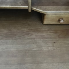 【お話中】カリモク家具 アンティークデスクセットの画像