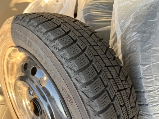 スタッドレス、ホイールセット4本 155/65/R14 YOKOHAMA ice GUARD ig50plus