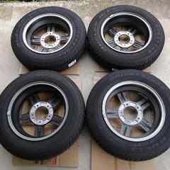 スズキ ジムニー　JB23 ランドベンチャー純正エンケイ製アルミホイール　タイヤの画像