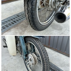 ホンダ スーパーカブDX　C50 好調 前後タイヤ新品の画像