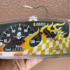 ZERO　130km　メーター　零　ゼロレーシング　ファイヤーパ...