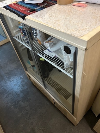 ホシザキ　小型冷蔵庫ショーケース