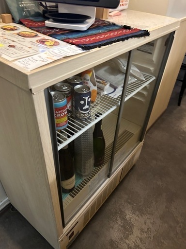 ホシザキ　小型冷蔵庫ショーケース