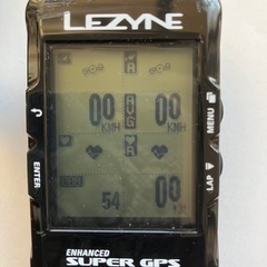 【値下げ】LEZYNEレザイン　スーパーGPSサイコン 日本語対応&サイクルマウントの画像