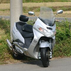 埼玉発645】自賠責保険付SUZUKIスカイウェイブ250ソニックシルバーメタリック (キャブスカ)の画像
