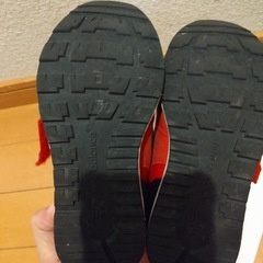 153.　ニューバランス　313 キッズ　スニーカー　レッド　16cmの画像