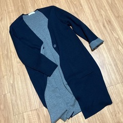 anySiS ロングカーディガン Mの画像
