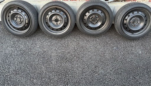 15インチ6Jサマータイヤ付き