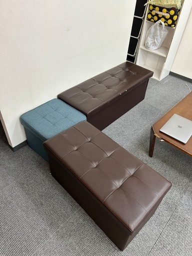 高崎　ソファーストックボックス3個