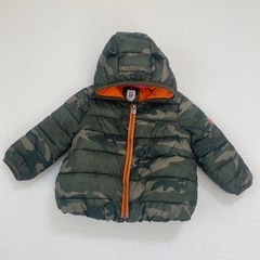 GAPベビー カモフラージュ 子供ダウンジャケット 12-18m　80