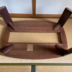 ★値下げしました！ テーブル（天然木・ガラス）の画像