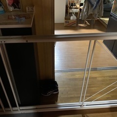 【0円】【3月24日限定】ニトリ　ロフトベッド（白色）の画像