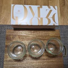 モロゾフ　プリン瓶　容器３つセットの画像