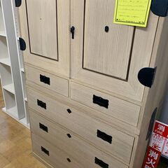【ジャングルジャングル深井店】★桐タンス タンス シンプル 家具 クリーニング済 堺市 深井 【FU2189】の画像