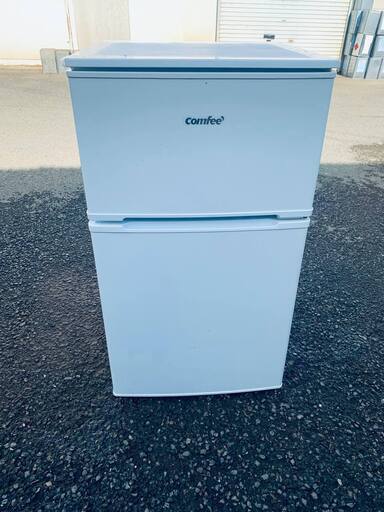 comfee ノンフロン冷凍冷蔵庫 RCT90WH/E