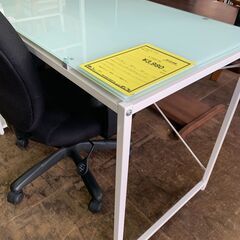 【FU2192】★パソコンデスク デスク 勉強机 事務机 机 家具 クリーニング済 堺市 深井 【ジャングルジャングル深井店】の画像