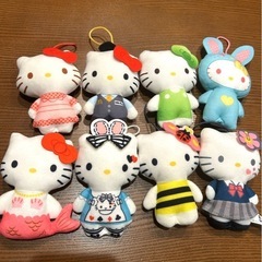 【美品】ハローキティ　マクドナルド　ぬいぐるみ　8点セット