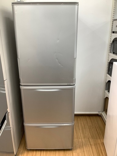 3ドア冷蔵庫SHARP SJ-W352E-S 2020年製 350L (※扉前面に目立つキズ・汚れ・凹み有) のご紹介‼︎